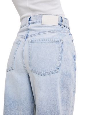 Taylor High Rise Cropped Barrel Leg Jeans in Crystal Lake