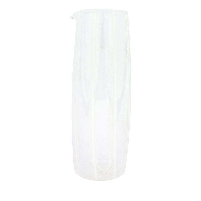 Vietri Nuovo Stripe Pitcher In White