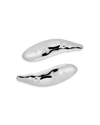 Ettika - Liquid Lux Hair Barrettes in Silver Tone, Set of 2