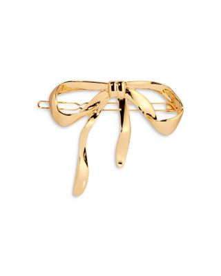 Ettika - Organica Bow Hair Barrette in Gold Tone
