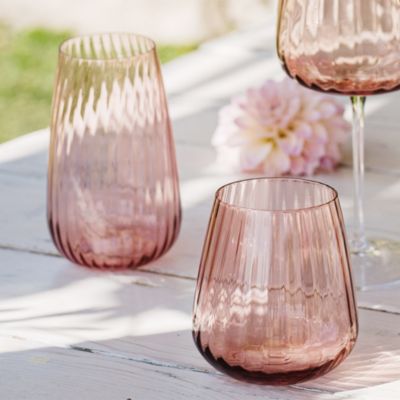 Francesca Blush High Ball Glass