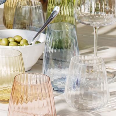 Francesca Blush High Ball Glass