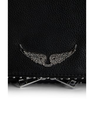 Rock Studded Leather Clutch