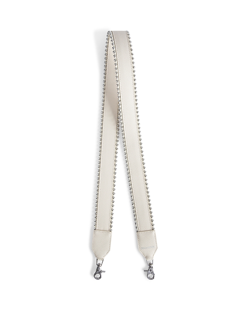 ZADIG & VOLTAIRE STUDDED EDGE LEATHER STRAP