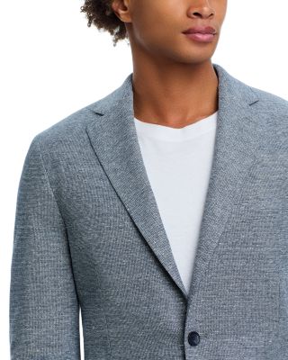 Cotton &amp; Linen Jersey Knit Slim Fit Casual Sport Coat