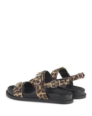 Women's Cristina Calf Hair Printed Sandals