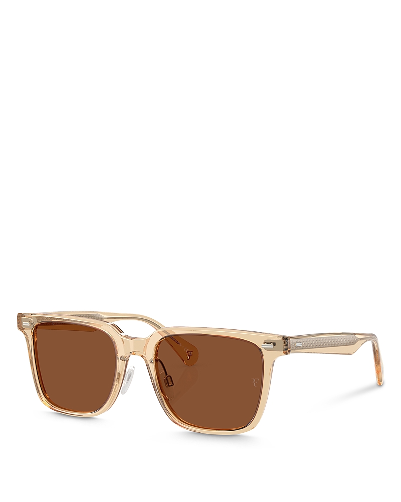 Oliver Peoples Mr. Federer Ii Rectangular Sunglasses, 50mm