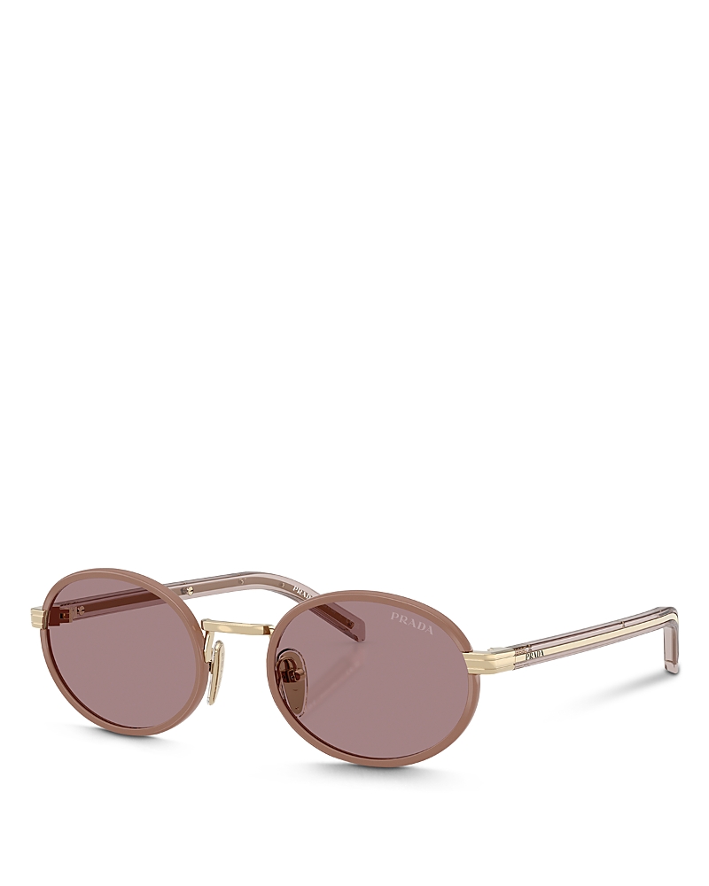 Prada Pr B56S Oval Sunglasses, 52mm · OS