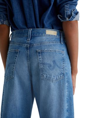 High Rise Barrel Leg Jeans in Flashback
