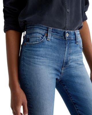 Mid Rise Straight Leg Jeans in Oceanside