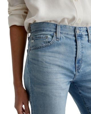 Ex Boyfriend Mid Rise Straight Leg Jeans in Aries Destructed