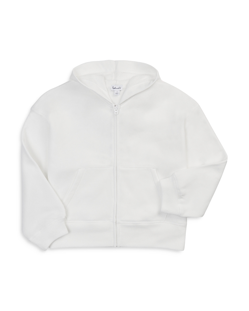 Shop Splendid Girls' Dream Zip Hoodie - Big Kid In White