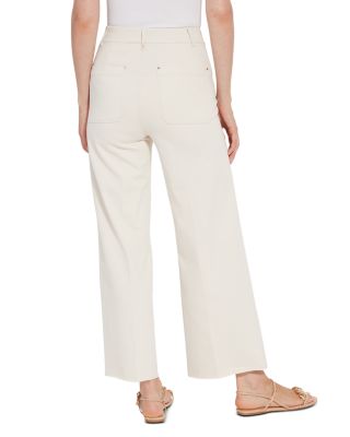 Erin High Rise Wide Leg Jeans in White