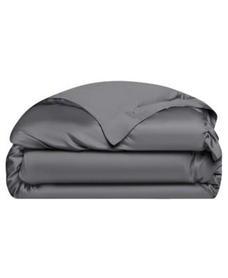 Cozy Earth Wrinkle Resistant Duvet Cover In Charcoal