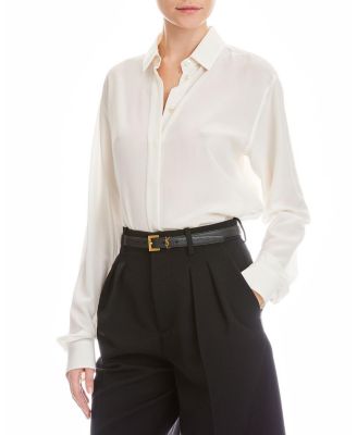  Cassandre Thin Belt with Square Buckle