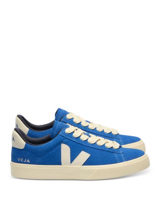 Men's Campo Low Top Leather Sneakers in Indigo