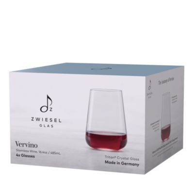 Vervino Stemless Wine Tumbler, Set of 4
