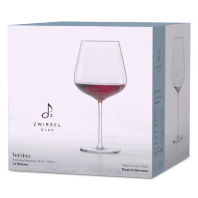 Vervino Burgundy Glass, Set of 4