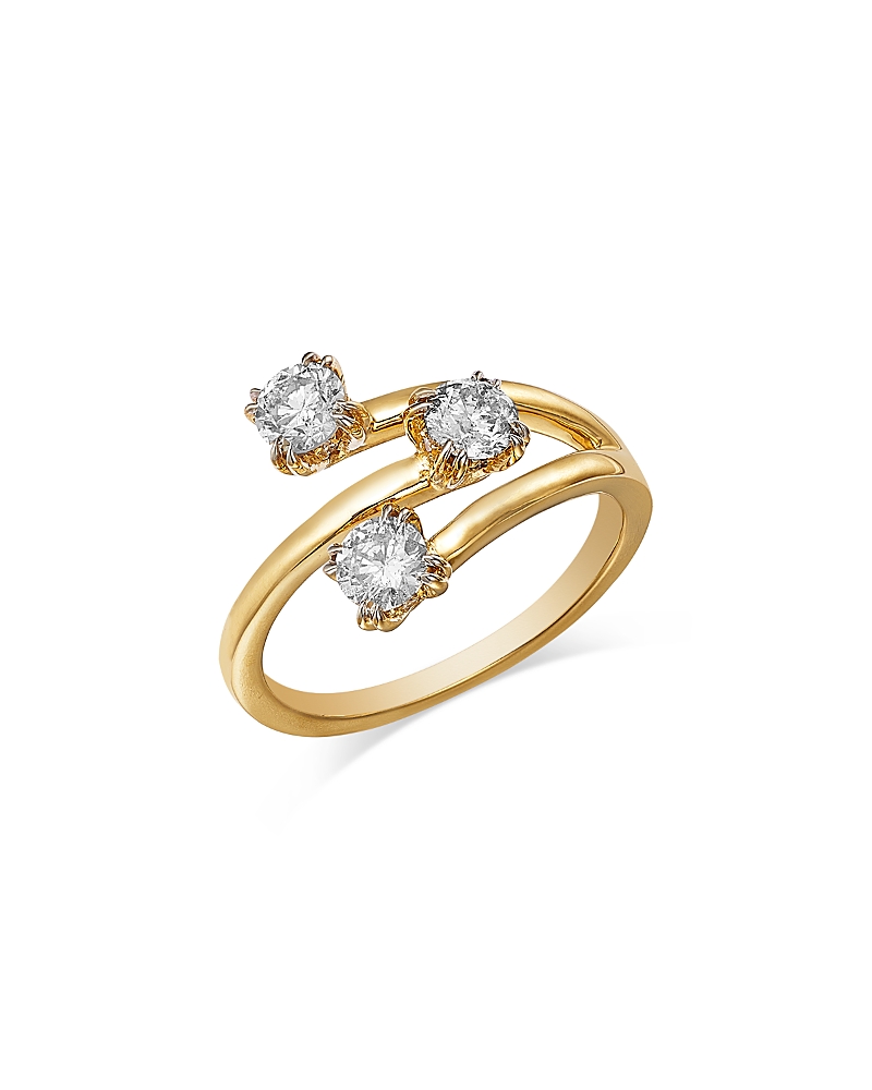 Bloomingdale's Fine Collection Diamond Bypass Ring in 14K Yellow Gold, 1.0 tcw