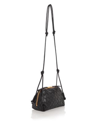 Concert Pouch Intrecciato Leather Shoulder Bag