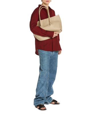 Pinacoteca Reversible Intrecciato Leather Tote