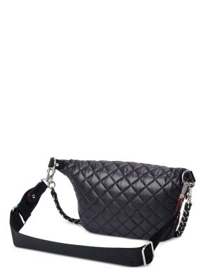 Small Quilted Nylon Crosby Sling Bag