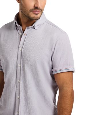 Hammond Textured Tailored Fit Button Down Shirt
