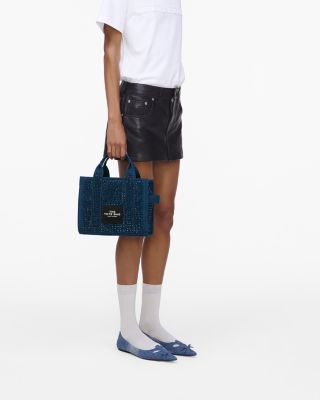 MARC JACOBS The Crystal Denim Small Tote Bag | Bloomingdale's