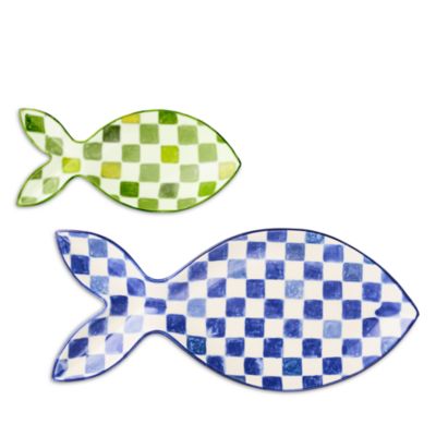 Go Fish Serving Platters, Set of 2