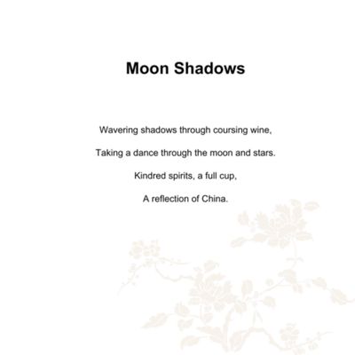 Moon Shadows Glass, Set of 2