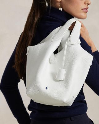 Polo Play Medium Leather Tote