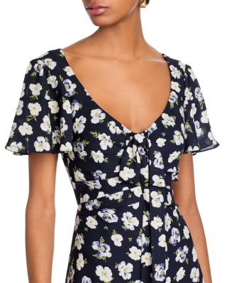 Tossed Poppies Isha Dress