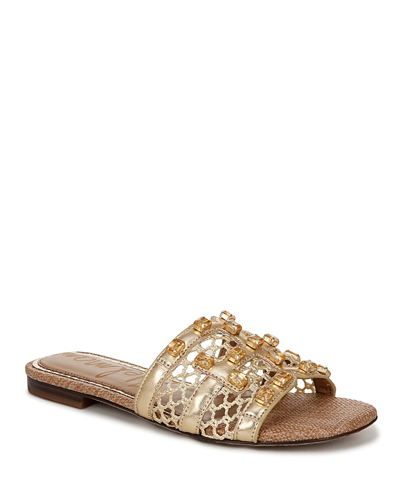 SAM EDELMAN WOMEN'S BLAIRE MESH SLIDE SANDALS