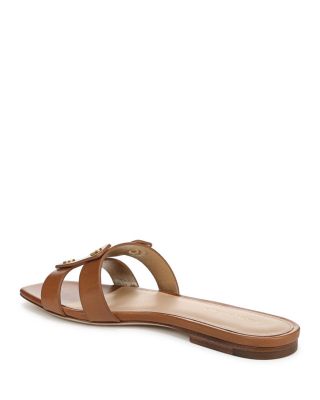 Women's Via Leather Slide Sandals