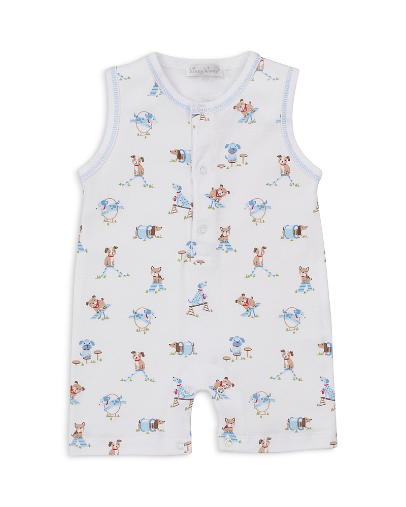KISSY KISSY BOYS' SLEEVELESS PRINTED PLAYSUIT ROMPER - BABY