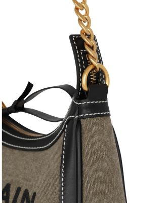 Women's B-Army Canvas Bag with Leather inserts