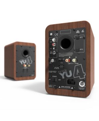 YU4 Powered Bookshelf Speakers with Built-In Bluetooth - Pair