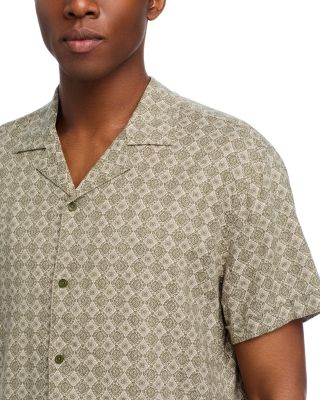 Atlas Relaxed Fit Button Down Short Sleeve Shirt 