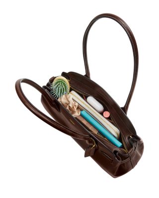 Glazed Empire 34 Medium Leather Carryall Top Handle Bag