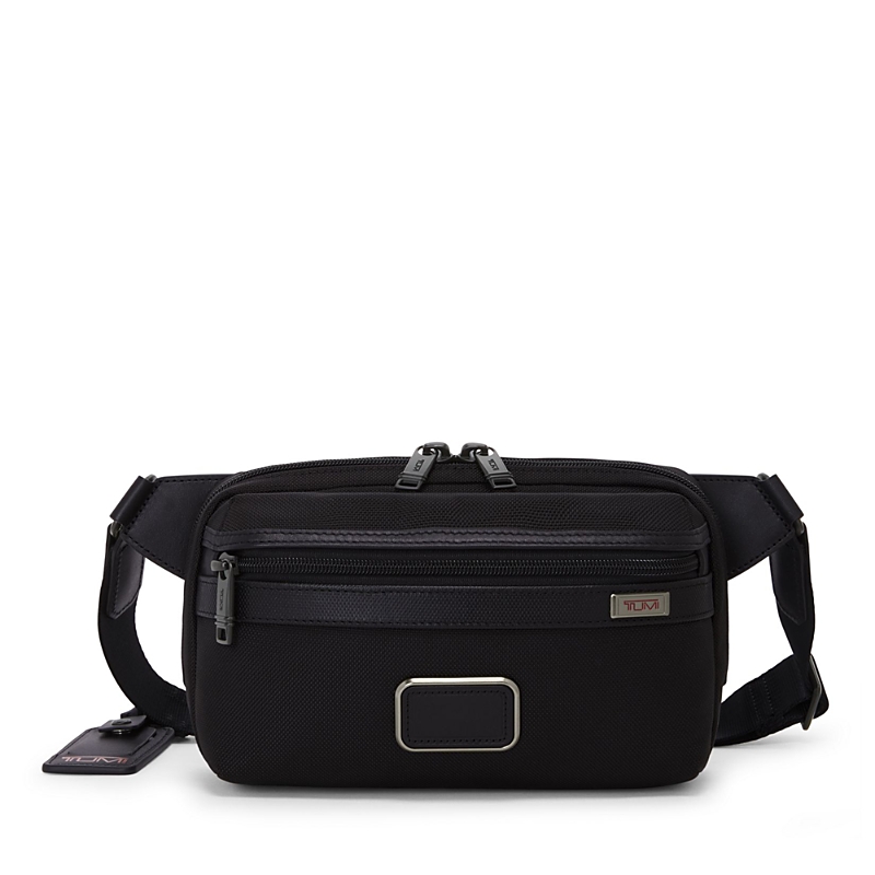 Tumi Alpha East West Sling Messenger Bag In Black