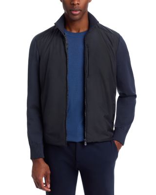Rogy Regular Fit Color Block &amp; Fabric Jacket