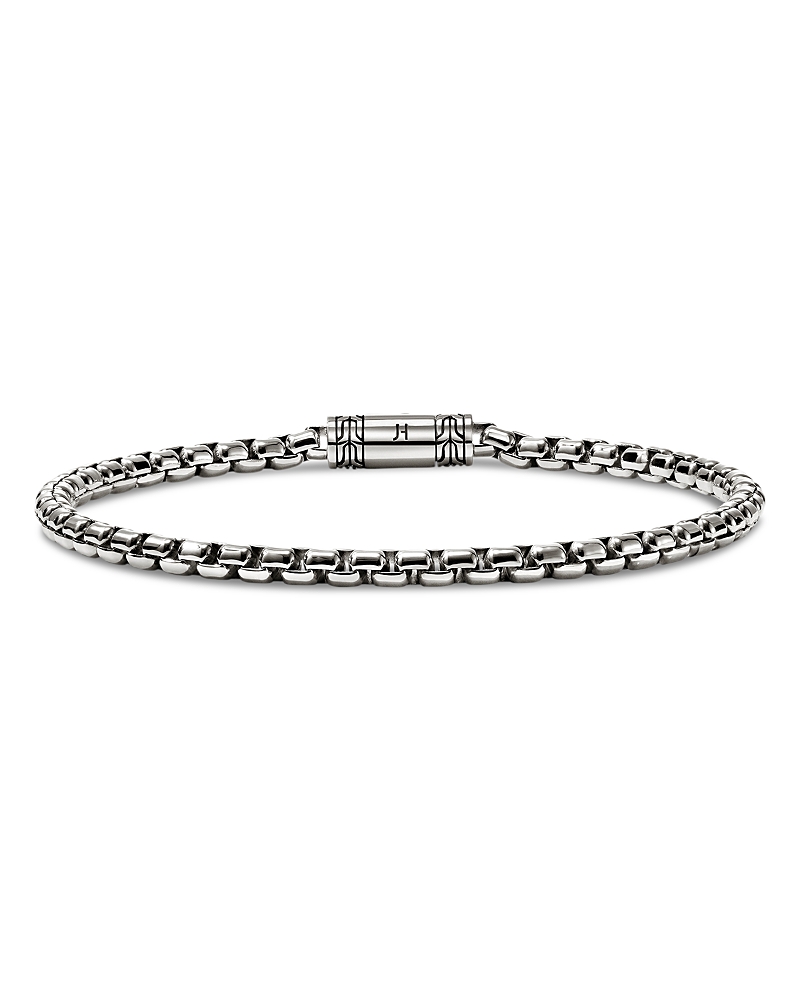 John Hardy Box Chain Bracelet In Sterling Silver In Silver