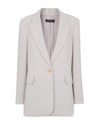 Petites Crepe Boyfriend Blazer