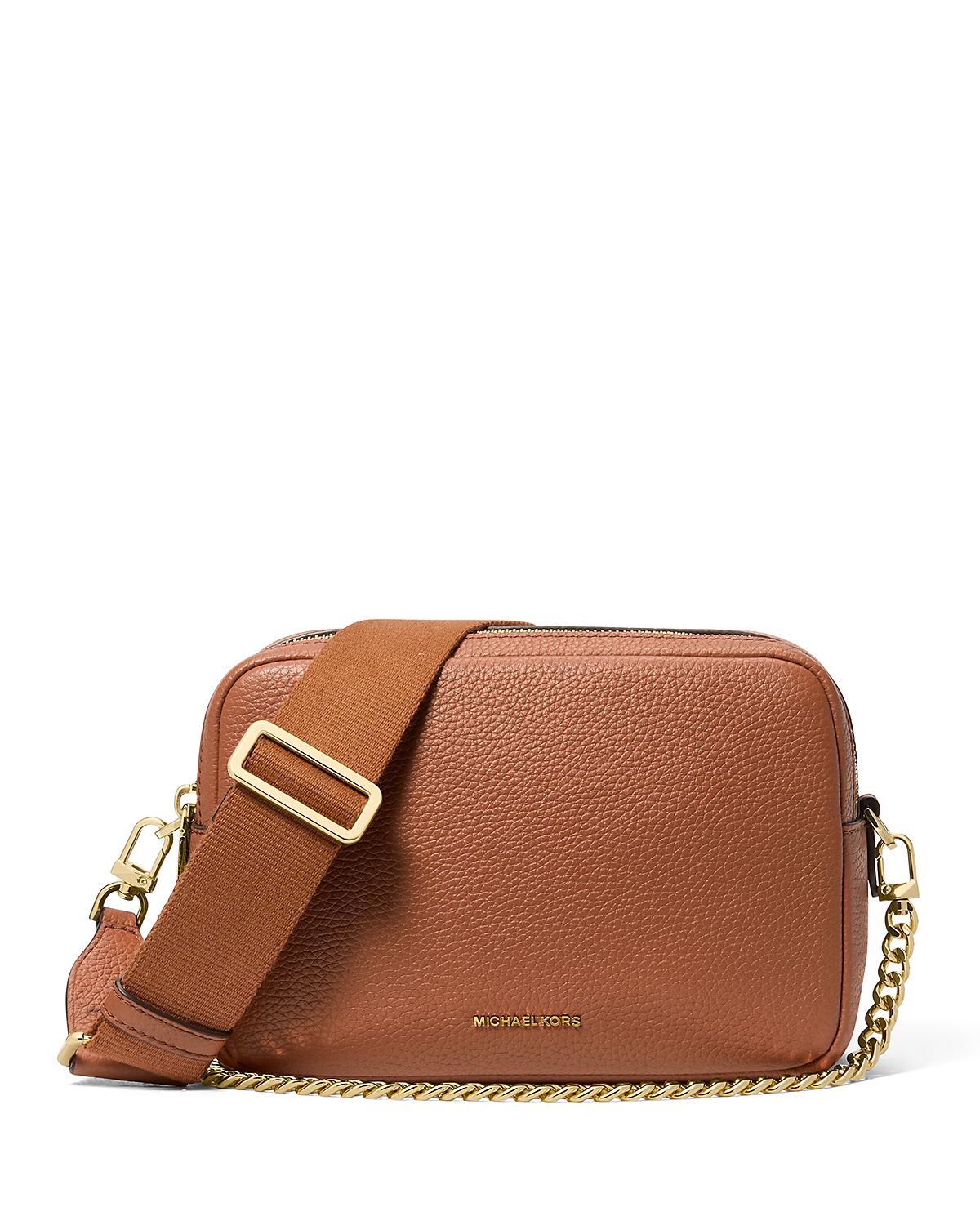 Michael Kors Bryant Medium Double Zip Chain Camera Crossbody