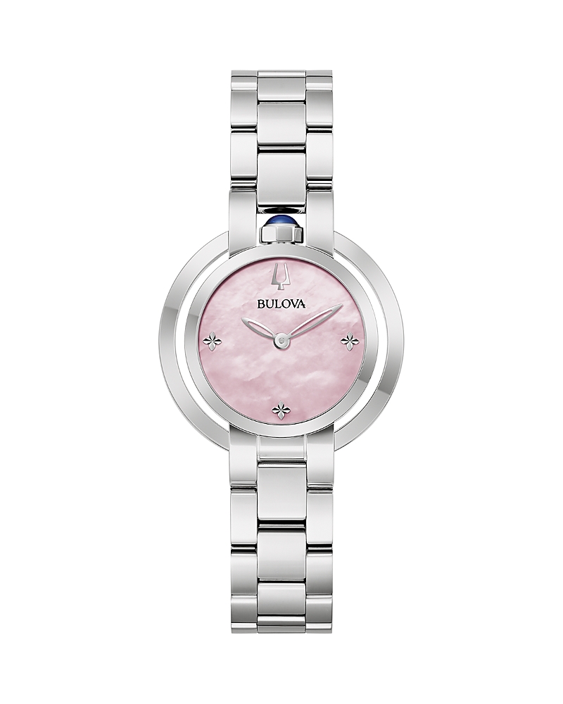 Bulova Classic Rubiyat Watch, 31mm In Pink/silver