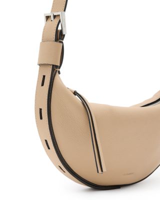 Half Moon Leather Crossbody