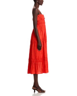 Tiered Sleeveless Midi Dress - Exclusive