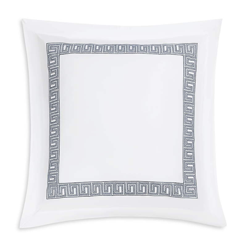 Matouk Ophelia Percale Euro Sham In Indigo