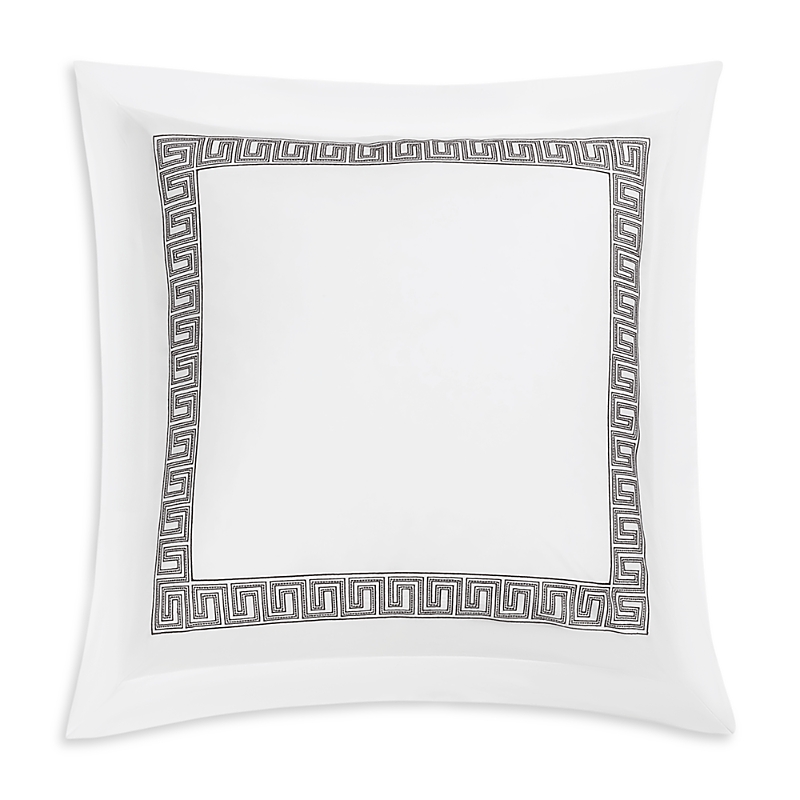 Matouk Ophelia Percale Euro Sham In Mocha