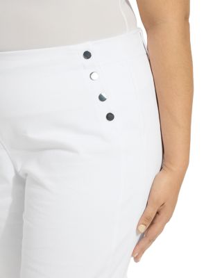 Mallory Sailor High Waisted Jeans in White